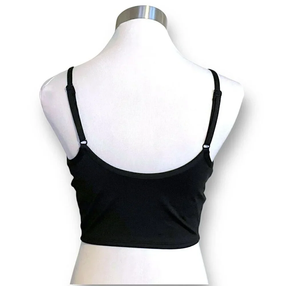 Victorias Secret PINK Chloe x Halle Ultimate Lightly Lined Crop Sports Bra Sz M